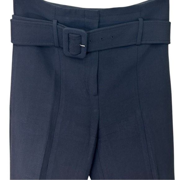 Theory - Women’s Belted Cigarette ‘Camogie’ Pant, Slim-Fit, Career, Black Size 4 - Picture 5 of 14